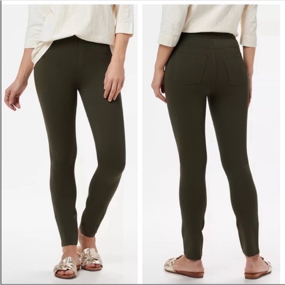 Spanx The Perfect Pant Ankle 4 Pocket Olive Size XL Comfort Pant - Picture 1 of 10